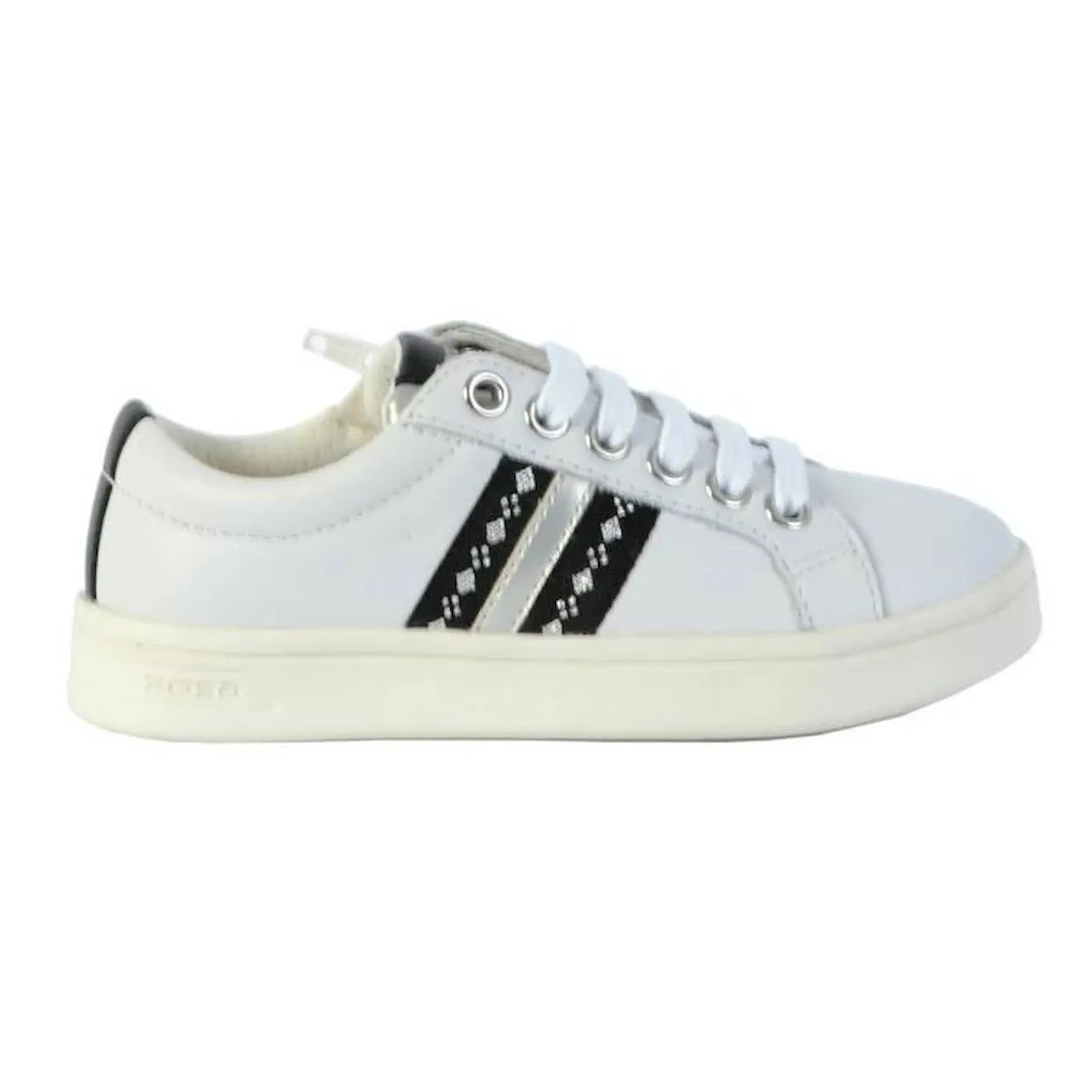 Basket Geox Enfant/Fille J Drock blanc - Geox